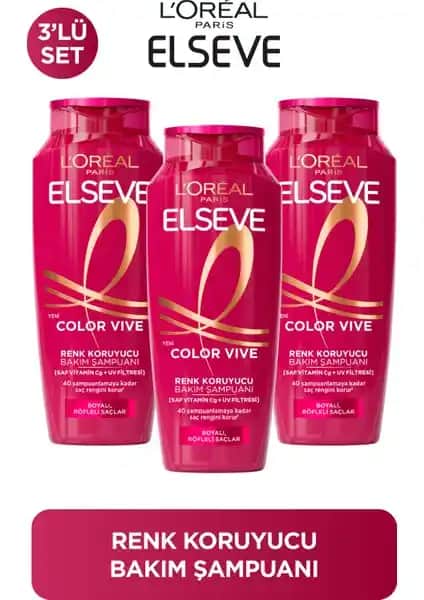 Elseve Color Vive Renk Koruyucu Şampuan: Saçlarınızın Parlaklığını ve Renk Dayanıklılığını Artırır
