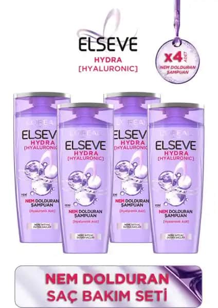 Elseve Hyaluronic Şampuan Seti: Nemlendirici ve Canlandırıcı Saç Bakım Ürünü Özellikleri