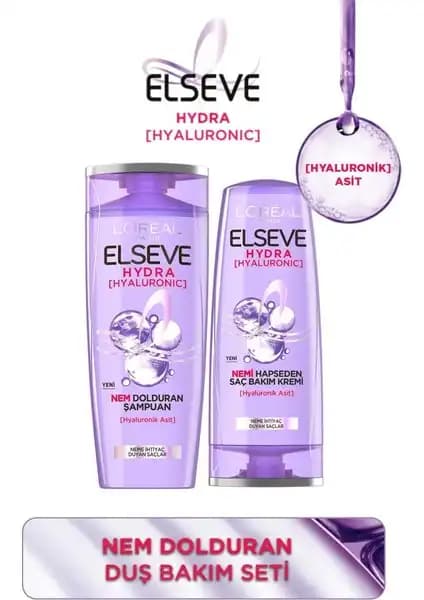 Elseve Hyaluronik Asit İçeren Nem Dolduran Şampuan ve Bakım Kremi Seti İncelemeleri