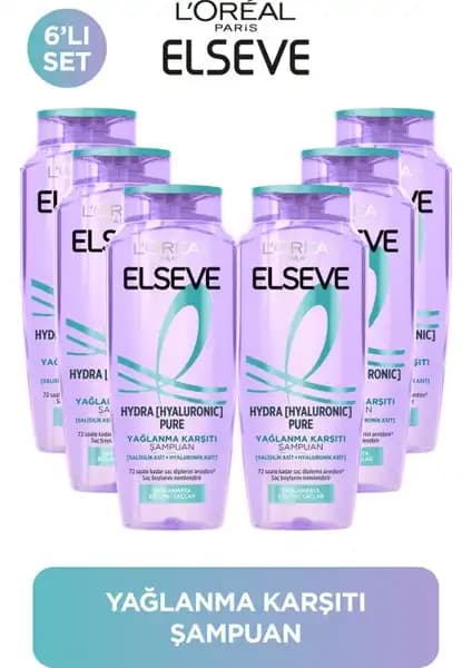 Elseve Hydra Hyaluronik Arındırıcı Şampuan: Yağlı Saçlar İçin Derin Temizlik ve Nem Desteği