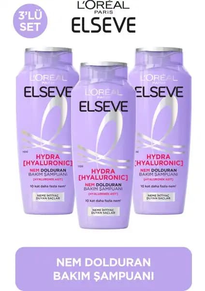 Elseve Hydra Hyaluronik Nem Dolduran Şampuan ile Saçlarınızda Derinlemesine Nem ve Canlılık Sağlayın