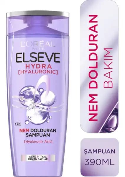Elseve Hydra Nem Dolduran Şampuan: Kuru ve Yıpranmış Saçlar İçin Nemlendirici Çözüm