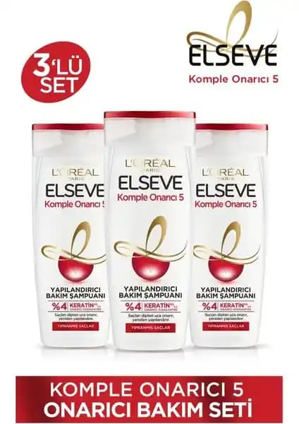 Elseve Komple Onarıcı 5 Yapılandırıcı Şampuan Saçlarınızı Güçlendiren ve Sağlıklı Kılan Ürün