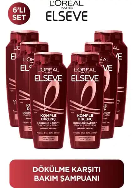 Elseve L'Oreal Paris 6'lı Komple Direnç Dökülme Karşıtı Şampuan İncelemesi ve Faydaları