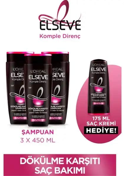 Elseve Saç Bakım Seti: Güç ve Koruma Sağlayan Formülüyle Saç Sağlığını Destekler
