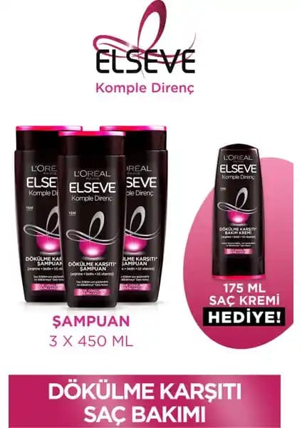 Elseve Saç Bakım Seti: Güç ve Koruma Sağlayan Formülüyle Saç Sağlığını Destekler