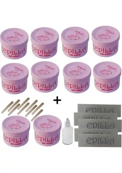 Epilla Kutu Ağda 50 ml Promosyonlu 8+2 Profesyonel ve Ekonomik Tüy Dökücü Çözüm