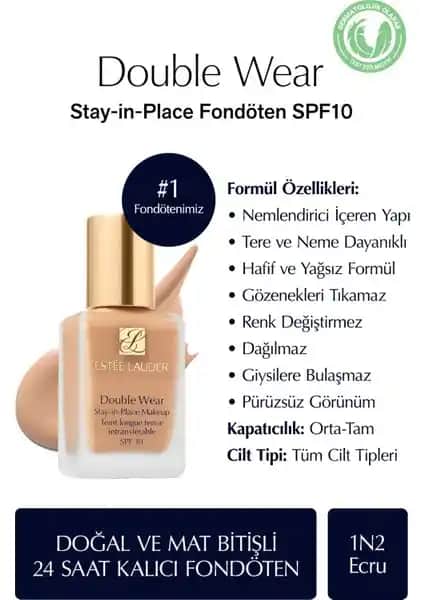 Estée Lauder Double Wear Fondöten: Uzun Süreli ve Doğal Makyaj İçin Güvenilir Seçenek