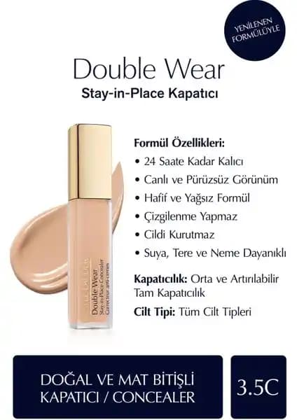 Estée Lauder Double Wear Stay-in-Place Concealer: Günlük Kullanım İçin Profesyonel Kapatıcı