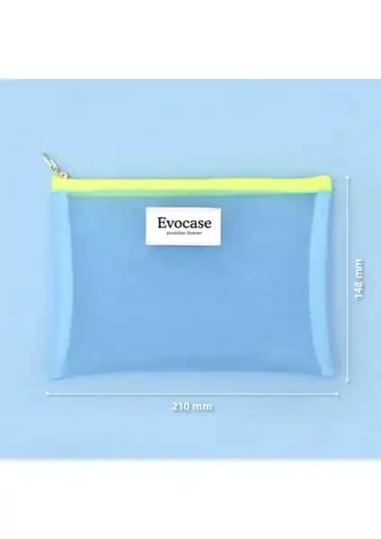 Evocase Turkuaz Makyaj Çantası Şıklık ve Çok Amaçlı Kullanım Sunar