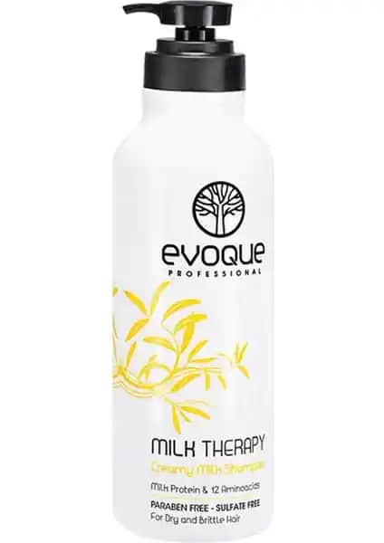 Evoque Milk Therapy Şampuanı: Doğal İçeriklerle Saçlara Güç ve Parlaklık Kazandırır
