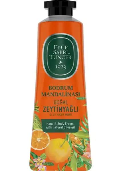 Eyüp Sabri Tuncer Bodrum Mandalinası El ve Vücut Kremi Doğal Nemlendirici ve Aromaterapi Özellikleri