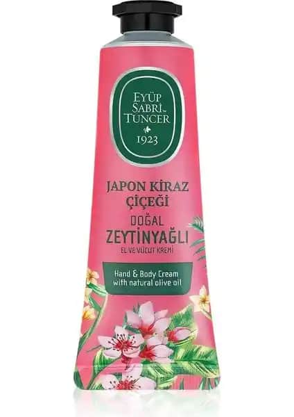 Eyüp Sabri Tuncer Japon Kiraz Çiçeği Doğal Zeytinyağlı El ve Vücut Kremi Özellikleri ve Faydaları