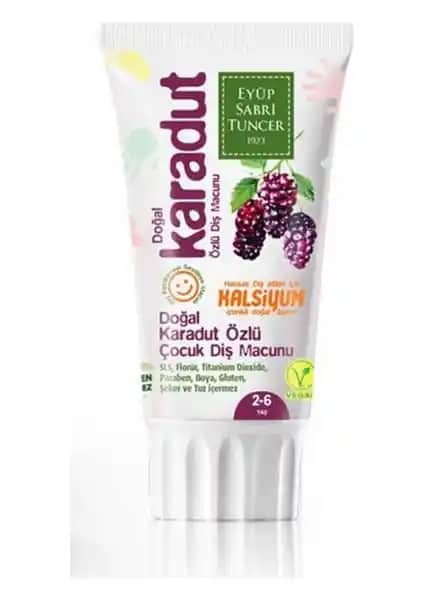 Eyüp Sabri Tuncer Karadut Özlü Çocuk Diş Macunu: Doğal ve Güvenli Ağız Bakımı Ürünü