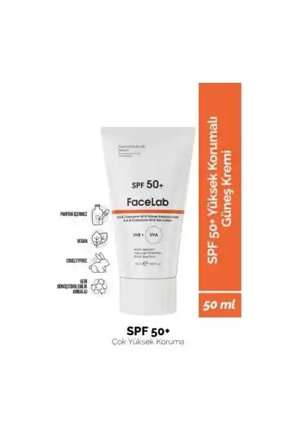 Facelab SPF50+ Güneş Kremi: Yüksek Koruma ve Cilt Bakımında Güncel Çözüm
