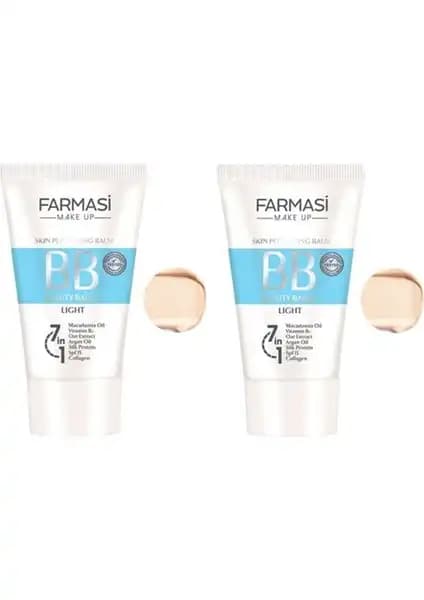 Farmasi BB Krem Açık (Light) ile doğal ve eşit cilt tonu sağlayan günlük makyaj ürünü