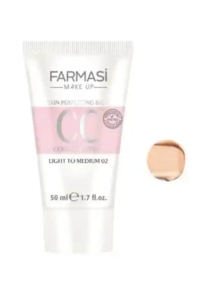 Farmasi CC Krem Light to Medium No:02: Doğal Görünüm ve Yüksek Kapatıcılık Sağlayan Makyaj Ürünü