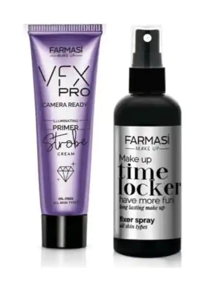 Farmasi Makyaj Sabitleyici ve Işıltılı Bazı ile Uzun Süre Kalıcı ve Parlak Makyaj Deneyimi