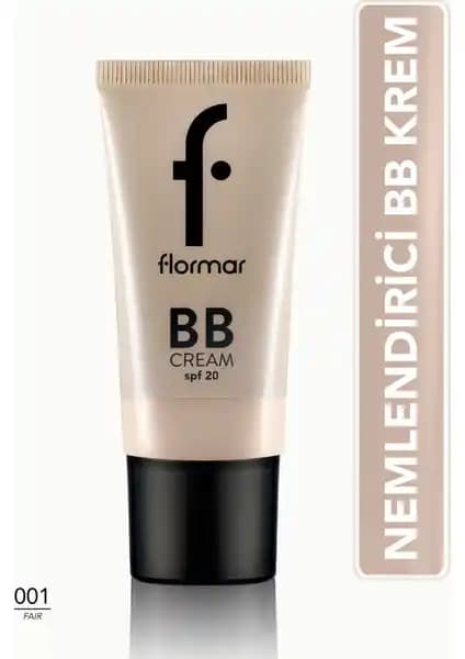 Flormar BB Krem 001 Fair Cilt Tonunu Eşitleyen ve Pürüzsüzleştiren Günlük Kullanım Ürünü