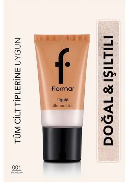 Flormar Doğal Sedef Işıltılı Sıvı Aydınlatıcı Parlaklık ve Uzun Süre Kalıcılık Sağlar