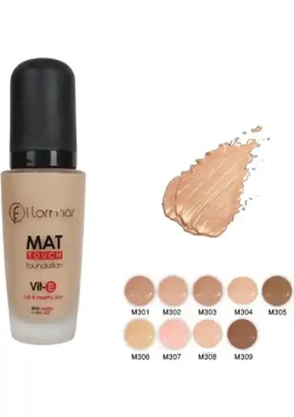 Flormar Mat Touch Fondöten M306 Pastelle: Doğal Mat ve Kadifemsi Görünüm Sağlayan Ürün