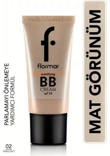 Flormar Mattifying BB Kremsi Renkli Nemlendirici: Yağlı ve Karma Ciltler İçin Uygun Günlük Kullanım Ürünü
