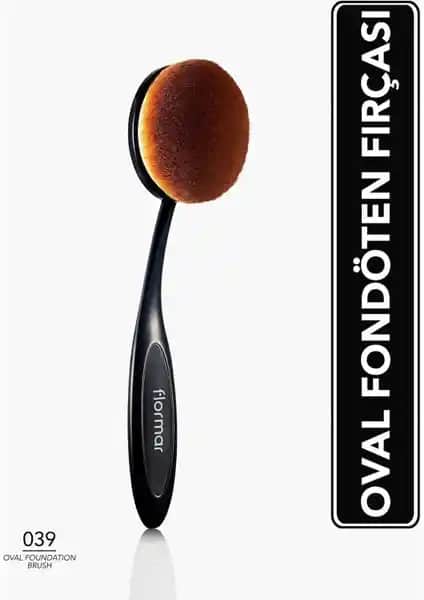Flormar Oval Uçlu Sentetik Fondöten Fırçası: Doğa Dostu, Profesyonel Makyaj Deneyimi İçin