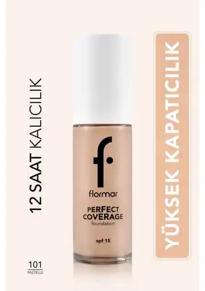 Flormar Perfect Coverage Su Bazlı Fondöten Yüksek Kapatıcı ve Nemlendirici Özelliklerle