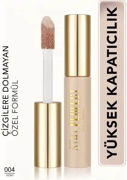 Flormar Stay Perfect Yüksek Pigmentli Likit Kapatıcı 8 Renk Seçeneğiyle Günlük Kullanım İçin Uygun