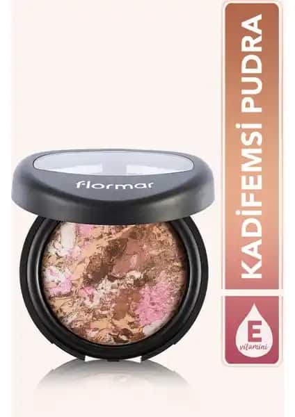 Flormar Yoğun Sedefli Yüksek Pigmentli Baked Powder Allık ve Bronzlaştırıcı 022 Altın-Bej