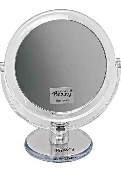 For Your Beauty Küçük Boy 3 Kat Ayaklı Makyaj Aynası Pratik ve Estetik Tasarım