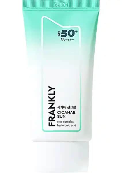 Frankly Centella Asiatica İçeren Yüksek Koruma ve Nemlendirici Güneş Kremi SPF50+ PA++++