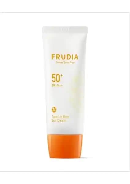 Frudia SPF50+ Tonlayıcı Güneş Kremi: Yüksek Koruma ve Doğal Görünüm Sunan Günlük Cilt Bakım Ürünü