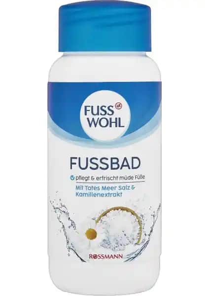 Fusswohl Ayak Banyosu Tuzu 450G Papatya ile Doğal ve Ferahlatıcı Ayak Bakımı