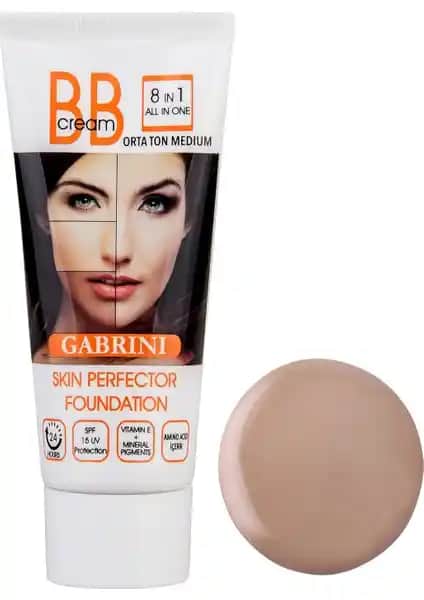 Gabrini BB Krem Foundation Medium: Kuru ve Kuruya Yakın Ciltler İçin Doğal Makyaj Çözümü