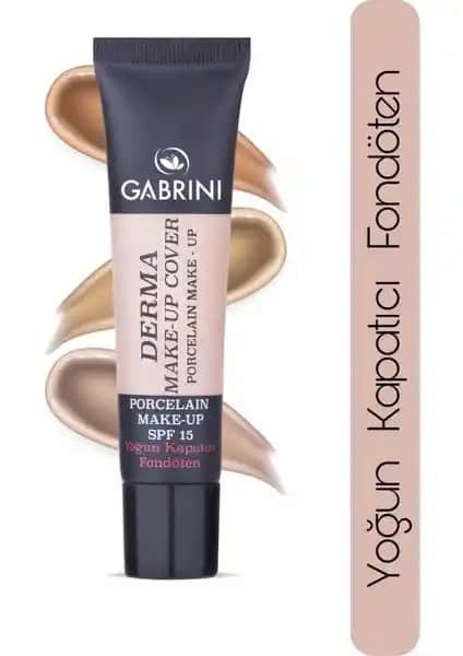Gabrini Derma Make Up Cover Foundation 102: Yüksek Kapatıcılık ve Doğal Görünüm Sunan Makyaj Ürünü