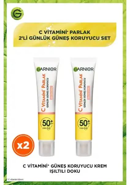 Garnier 2'li C Vitamini Parlak Günlük Güneş Koruyucu Fluid Yüz Kremi İncelemesi