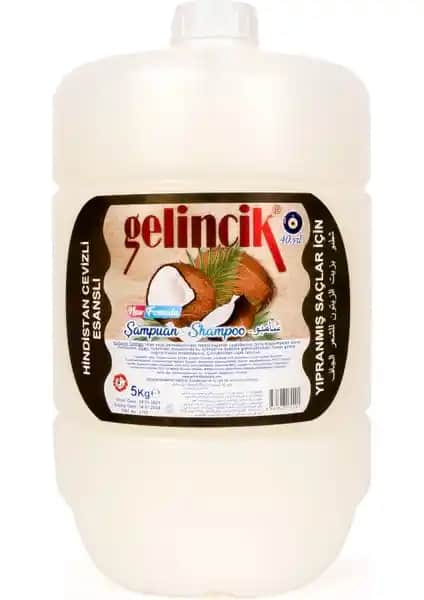 Gelincik Hindistan Cevizi Şampuan 5 lt ile Saçlarınızı Güçlendirin ve Parlaklık Kazanın