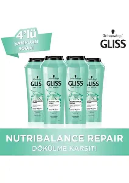 Gliss Nutribalance Şampuan: Doğal İçerikli Saç Dökülmesine Karşı Güçlendirici Bakım Ürünü
