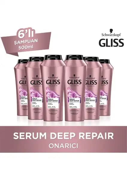 Gliss Serum Deep Repair Şampuanı ile Güçlü ve Parlak Saçlar İçin Etkili Bakım