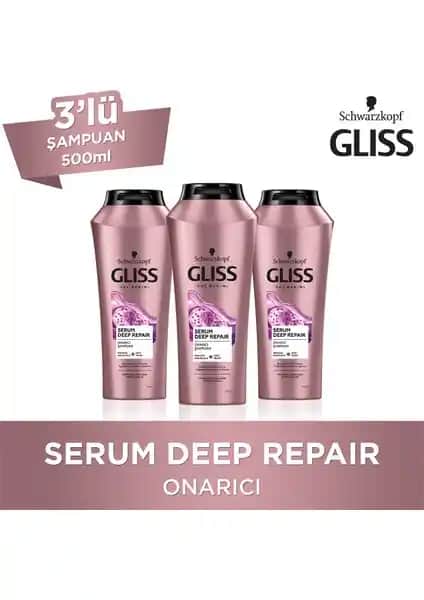 Gliss Serum Deep Repair Şampuanı: Yıpranmış Saçlar İçin Güçlendirici Bakım Çözümü