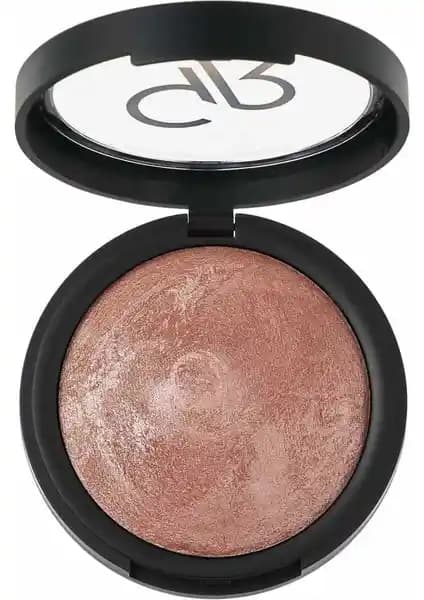 Golden Rose Baked Stardust No 106 Dark Pink Işıltılı Allık Günlük ve Özel Kullanım İçin