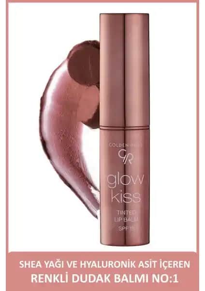 Golden Rose Glow Kiss Renkli Dudak Balmı No:01 Vanilla Latte Doğal ve Nemli Dudaklar İçin Ürün