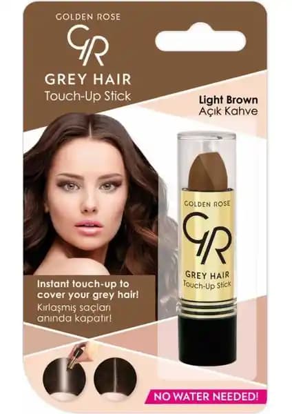 Golden Rose Gri Saç Dokunuş Çubuğu No:06 Açık Kahve Doğal ve Hızlı Saç Renk Dokunuşu