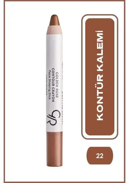 Golden Rose Kontür Kalemi No: 22 Deep Brown ile Doğal ve Belirgin Yüz Hatları Yaratın