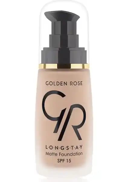 Golden Rose Longstay Matte Fondöten N0:07 ile doğal ve mat görünüm sağlama