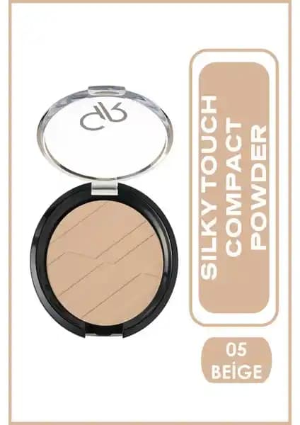 Golden Rose Silky Touch Compact Pudra No 05 Beige Yüksek Kaliteli Makyaj Pudrası