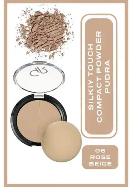 Golden Rose Silky Touch Kompakt Pudra No: 06 Rose Beige ile doğal ve kalıcı makyaj deneyimi
