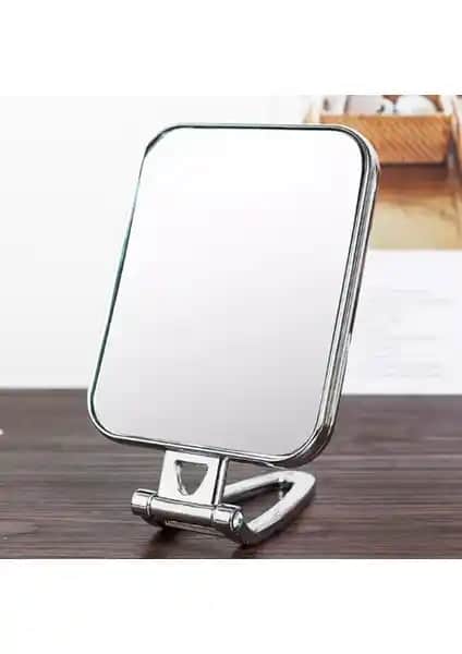 Gü<müş> Renkli Masaüstü Katlanabilir Makyaj Aynası: Modern ve Şık Tasarım Özellikleri