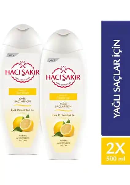Hacı Şakir Limon Besleyici Şampuan Yağlı Saçlar İçin Doğal Temizlik ve Hafifletici Etki